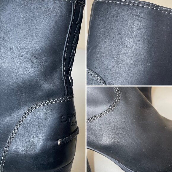 Sperry Top-Sider Leather Dasher Grace Ankle Boots Size 9 - Picture 12 of 16